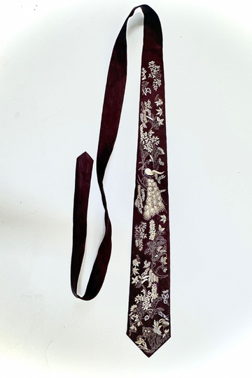 Mystic Jungle Embroidered Tie